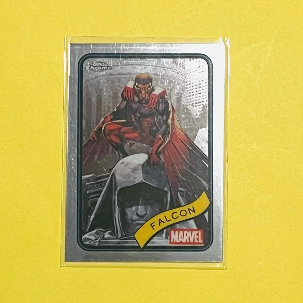 2025 Topps‎ Chrome Marvel Falcon #80 Base Card